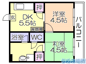 第1サンシャインビルの間取り