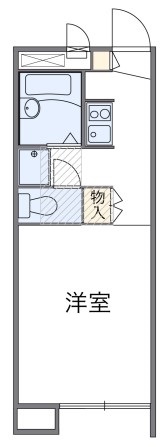 レオパレス国立東の間取り