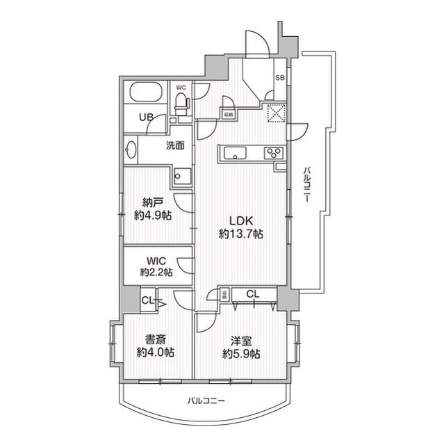 コンフォリア板橋仲宿の間取り