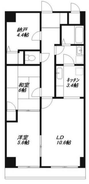 ヒルトップいぶき野の間取り