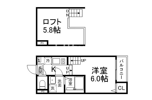 ハーモニーテラス京都石田IIの間取り