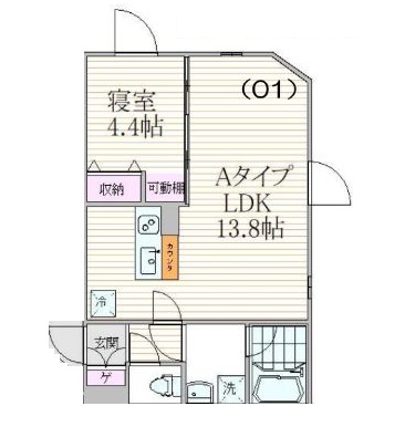 中野区東中野のマンションの間取り