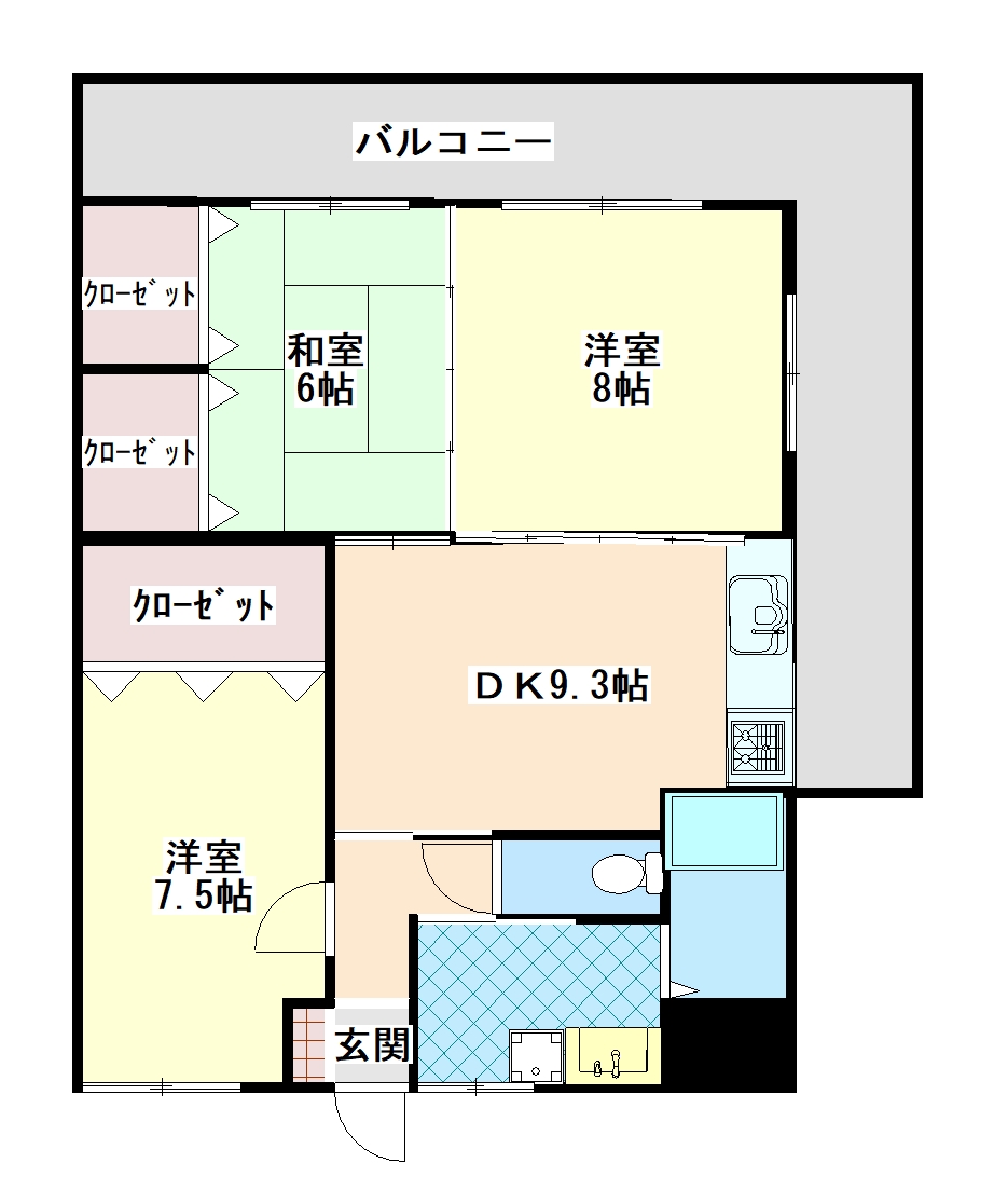 サン・ライフ21の間取り