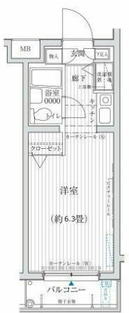 川崎市麻生区高石のマンションの間取り