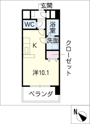 セントフィールドHoujiの間取り