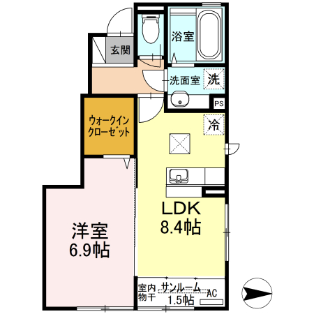 R・フィールドの間取り