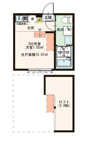 ハーモニーテラス西綾瀬IIIの間取り