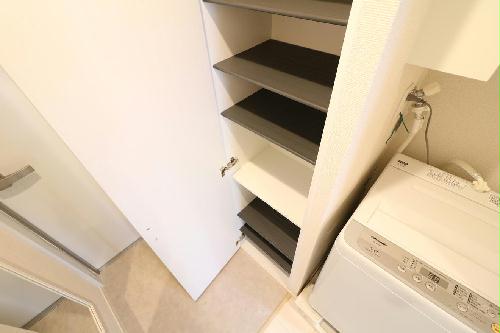 収納　シューズボックス完備により女性でも安心