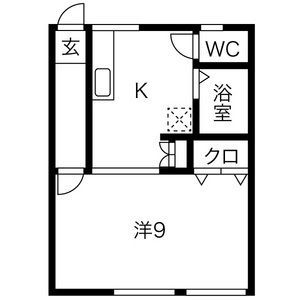 ワンデーハウスB棟の間取り