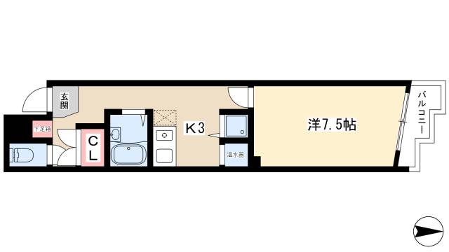 クレスト岩塚の間取り