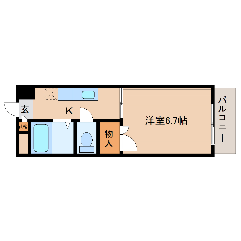 荒巻壱番館の間取り