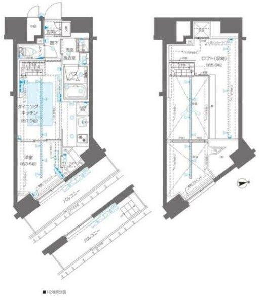 ＺＯＯＭ新宿御苑前の間取り