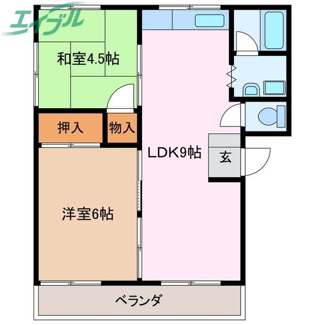 徳川台ハイツの間取り