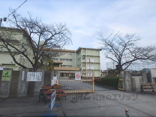 【宇治市槇島町のマンションの中学校】