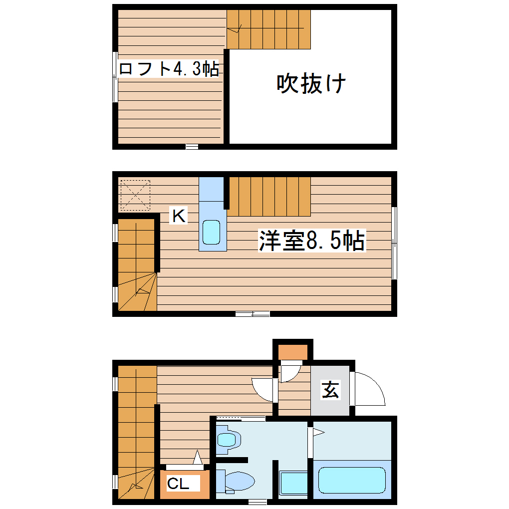 サンデボーテの間取り