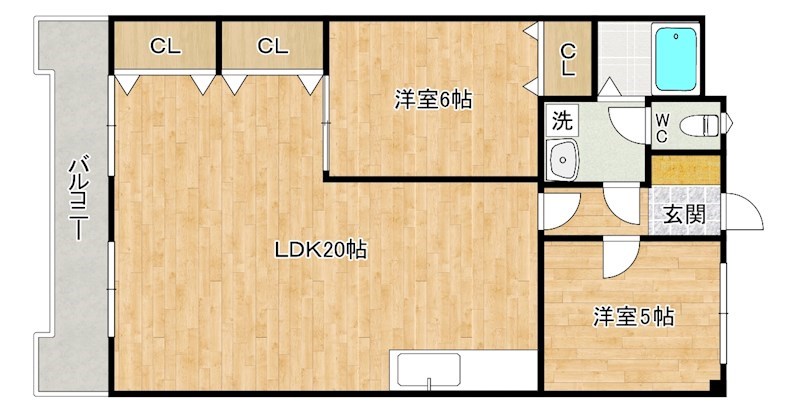 第１０岡部ビルの間取り