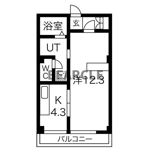 ケイハンシティセカンドビルの間取り