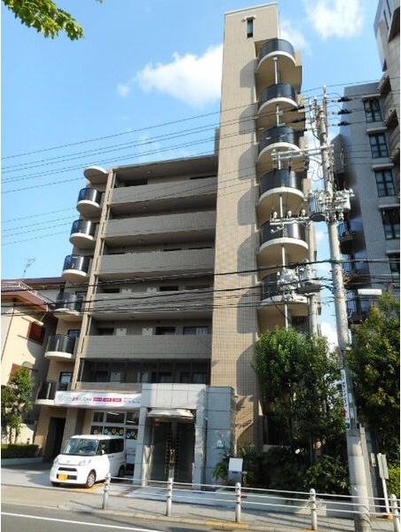 【大阪市西淀川区姫島のマンションのエントランス】