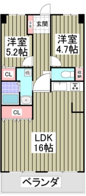 ヒルトップ港南台の間取り