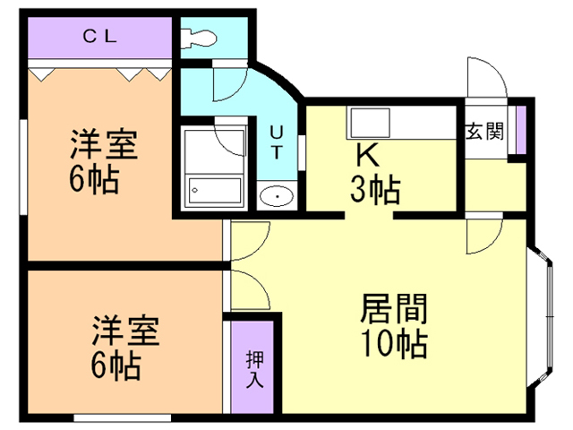 メゾンラメールの間取り