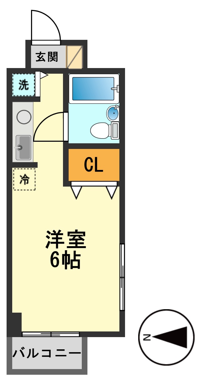 葛飾区新小岩のマンションの間取り