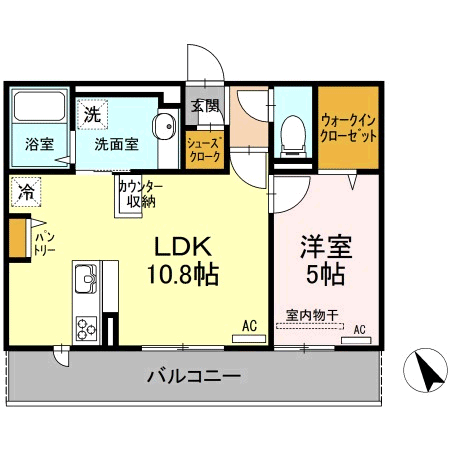 アンウーダ新宮の間取り