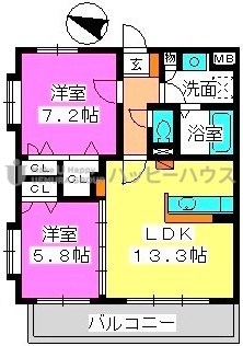 アドミラブールの間取り