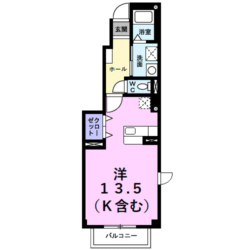 ブレイヴ　シンメイの間取り