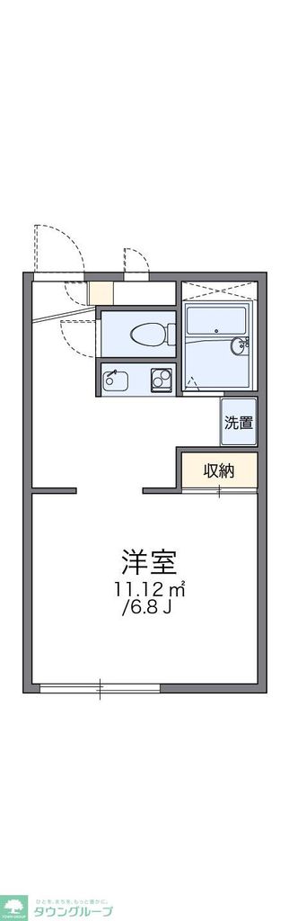 レオパレスフローラの間取り