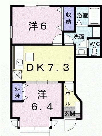 アーク貳番館の間取り