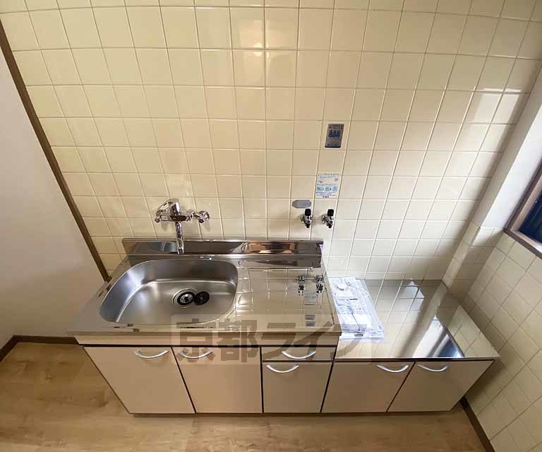 キッチン　ガスコンロ設置可