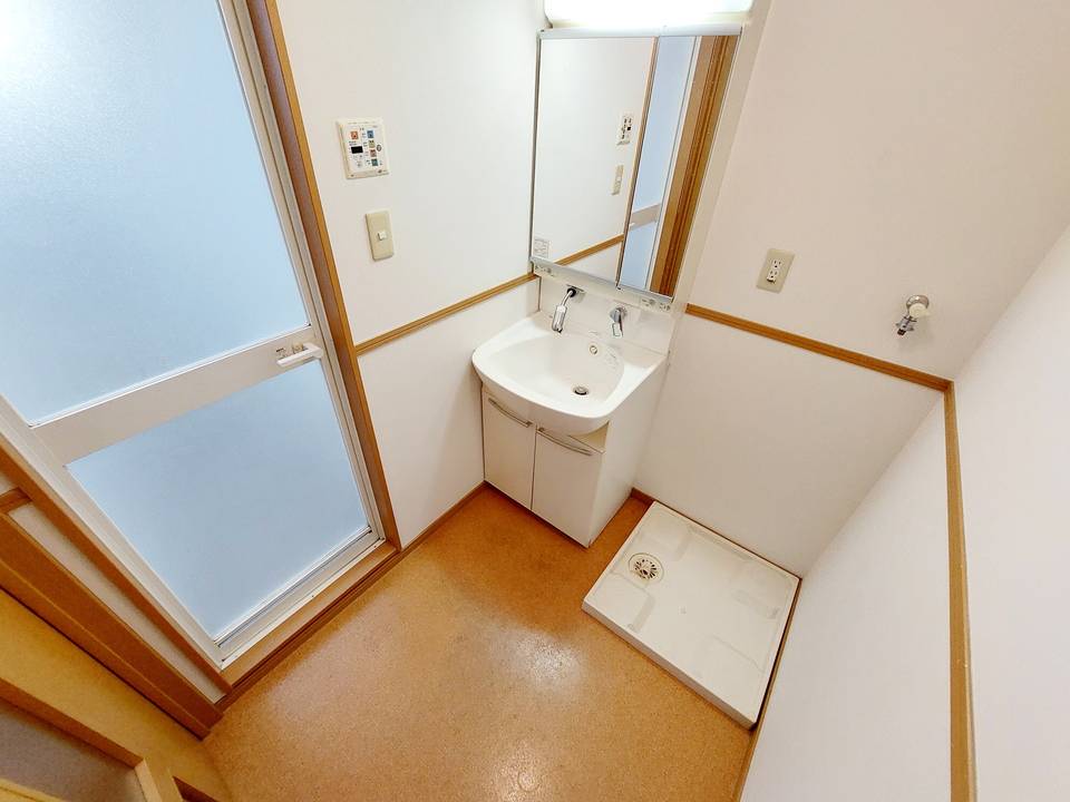 洗面設備　洗濯機置場