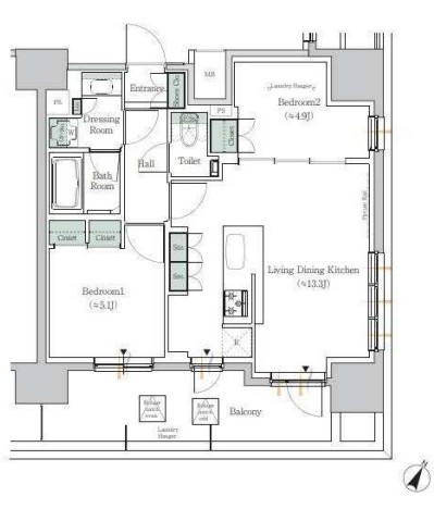 芝居番付帖　1帖 SUUMO】ONE ROOF RESIDENCE TAMACHI／東京都港区芝浦1／田町駅