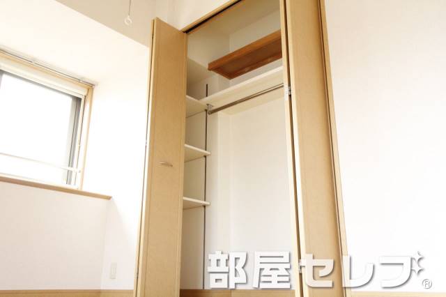 収納　ゆったりとした収納です。