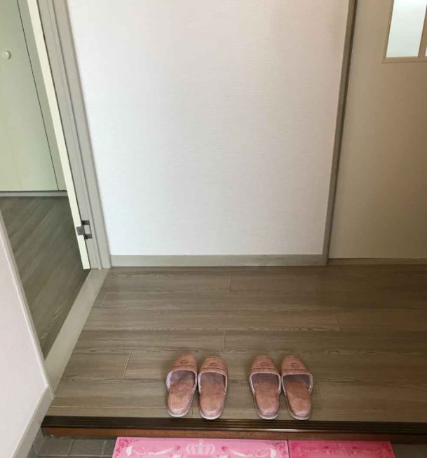 玄関　明るい玄関です