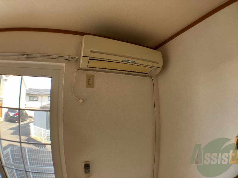 その他設備　エアコンが付いているので、一年中快適に過ごせますね。