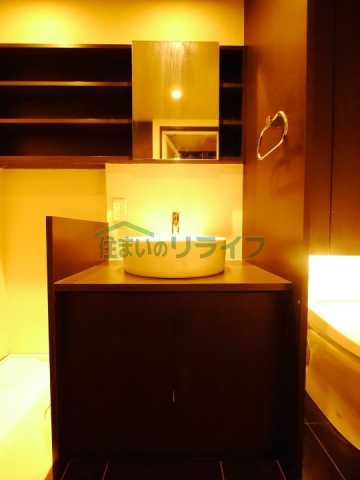 洗面設備　同タイプ別部屋参考写真になります。