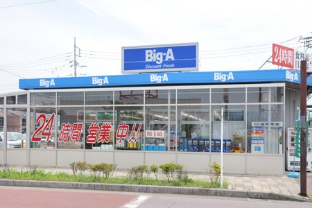スーパー　ビッグエー坂戸入西店（スーパー）まで508m