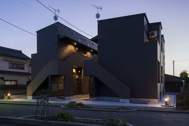 建物外観　外観　デザイナーズ　光インターネット無料