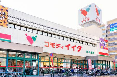 スーパー　株式会社コモディイイダ滝野川店（スーパー）まで244m