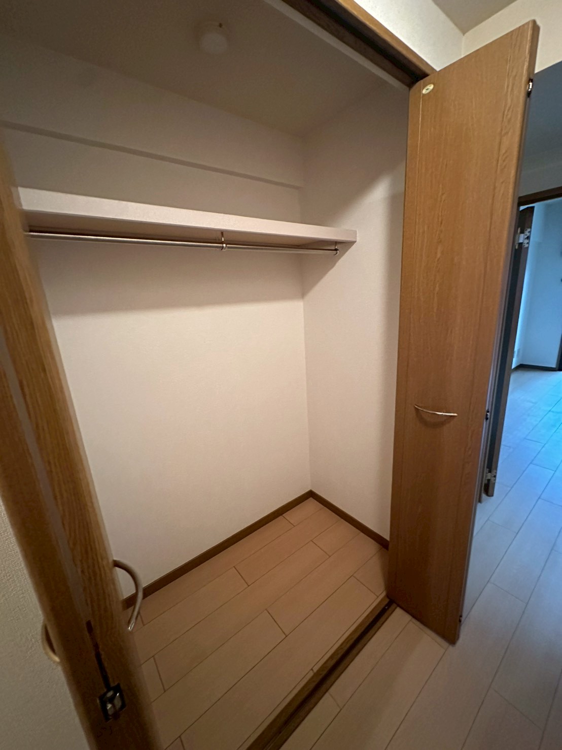 収納　廊下に収納があります