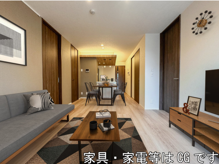 居室・リビング　LDK（※家具・家電等はCGです）