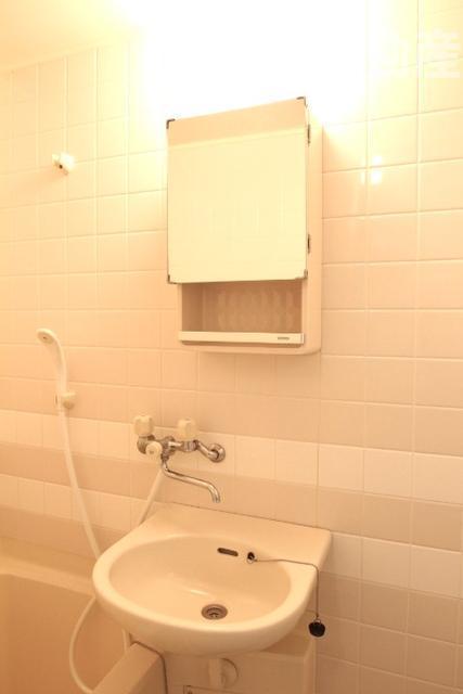 洗面設備　広い洗面スペース