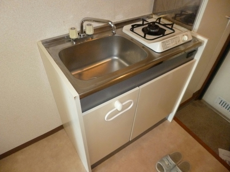キッチン　1口ガスコンロです。