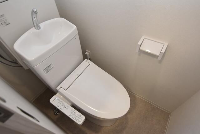 トイレ　ゆったりとした空間のトイレです