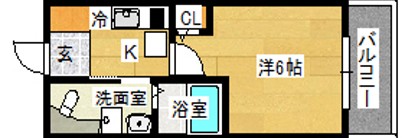 Grand Pacific北畠の間取り写真