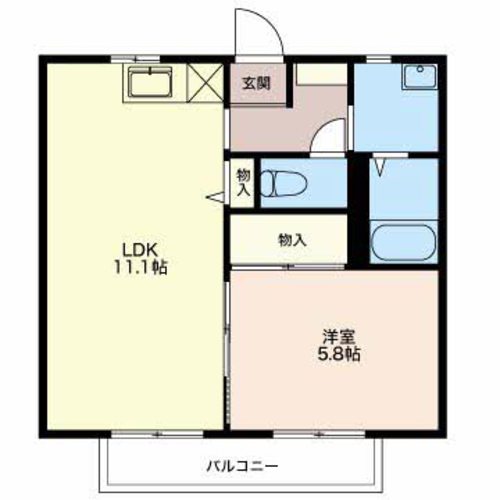 アイムアサヒの間取り写真