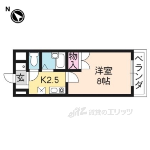 ラルース2の間取り写真