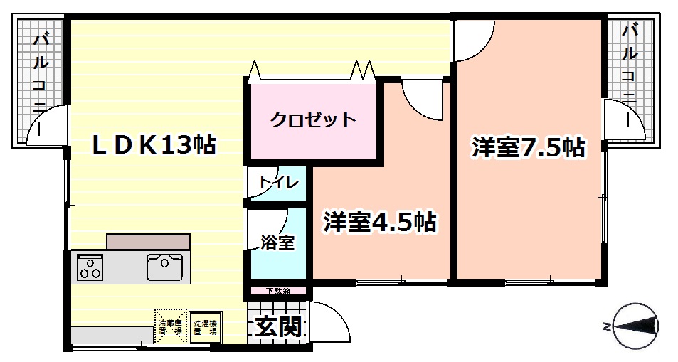 メゾン・トパーズの間取り