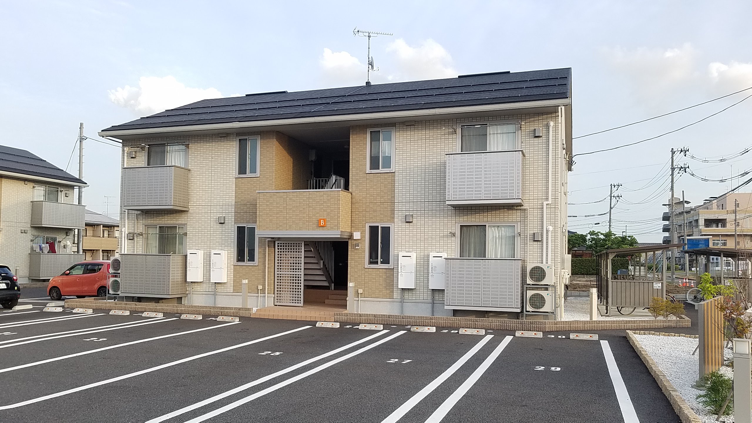 新潟県新潟市中央区親松（アパート）の賃貸物件の外観